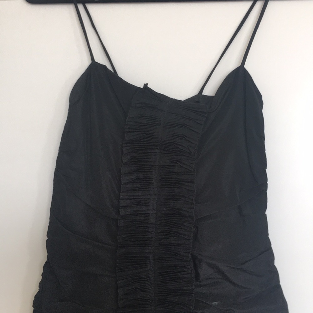 Dolce Gabbana Black Ruffle Mini Dress - Picture 5 of 8